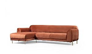 Canapea coltar Trendy Chl-3R Scortisoara (Oranj) Stanga