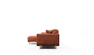 Canapea coltar Trendy Chl-3R Scortisoara (Oranj) Stanga