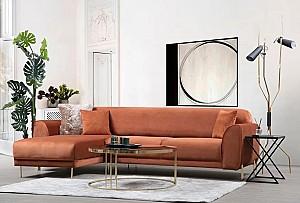 Canapea coltar Trendy Chl-3R Scortisoara (Oranj) Stanga