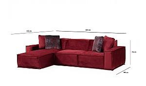 Canapea coltar Trendy Lego Corner 8 Rosu