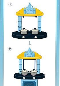 Set de bucatarie pentru papusi New World Castel 3978