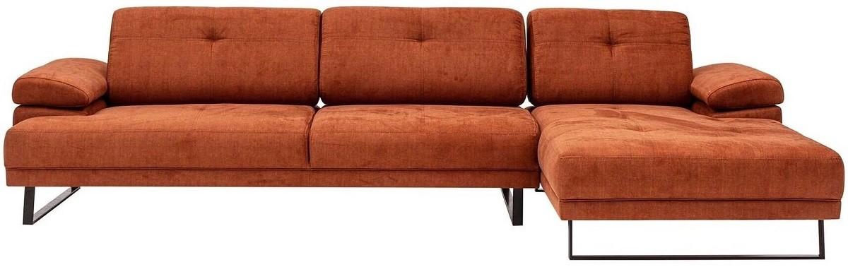 Canapea coltar Trendy Mustang Dreapta Oranj
