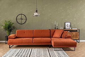Canapea coltar Trendy Mustang Dreapta Oranj