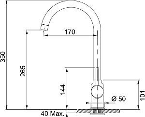 Robinet bucatarie Franke Pola ( 115.0622.947 )
