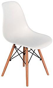 Set de masa si scaune Evelin DT 431-1R Wo + 4 scaune LC-021 White