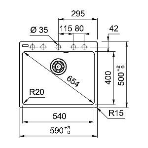 Chiuveta de bucatarie Franke MRG 610-54 (114.0660.137)