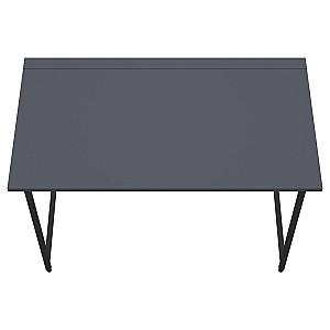 Masa de birou Art Metal Furniture Fold Negru/Antracit (Gri)