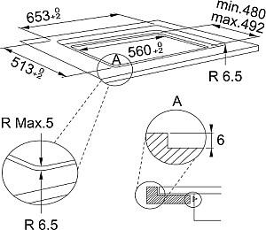 Plita incorporabila electrica Franke FSM 654 I BK (108.0606.107)