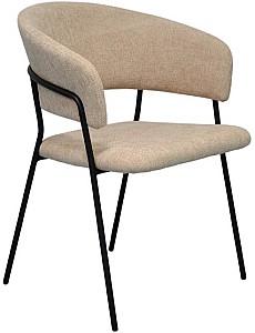 Set de masa si scaune Evelin DT 405-2 B + 4 scaune YTC-097 B / UF885-03 Light Beige