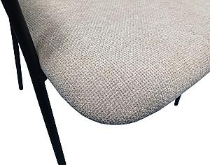 Set de masa si scaune Evelin DT 405-2 B + 4 scaune YTC-097 B / UF885-03 Light Beige