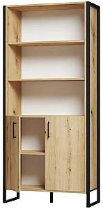 Dulap ML Mobila Loft OP 653 (860) Negru / Stejar Ewok