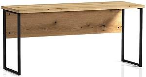 Masa de birou ML Mobila Loft OP 163 (1600) Negru / Stejar Ewok