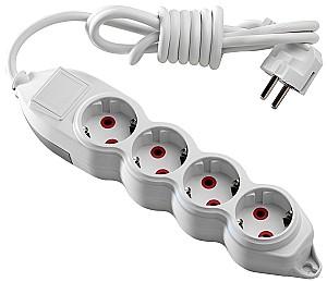 Prelungitor MONO Electric 5m cu 4 prize impamantare Orion (0280034)