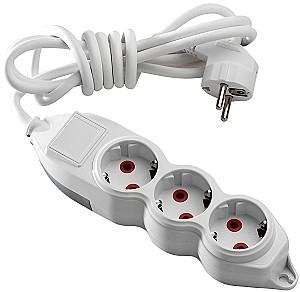 Prelungitor MONO Electric 5m cu 3 prize impamantare Orion (0280030)