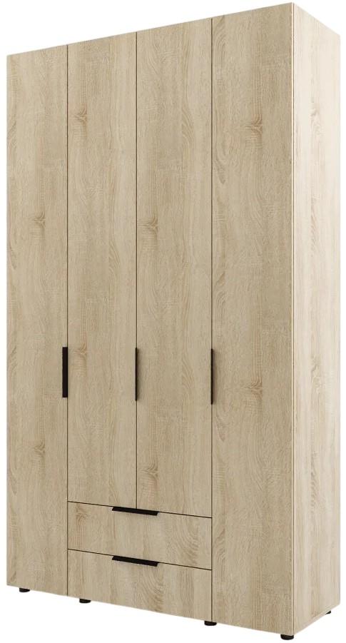 Dulap ML Mobila Lira 140 4D (2 sertare) Stejar Sonoma