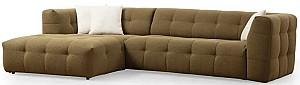 Canapea coltar Trendy Cady 3 Stanga Kaki (Verde)