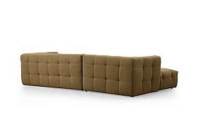 Canapea coltar Trendy Cady 3 Stanga Kaki (Verde)