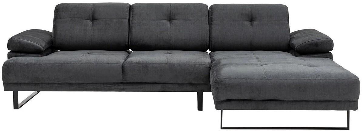Canapea coltar Trendy Mustang Large Right Antracit (Gri)