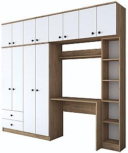 Mobila camera copii Trendy BA122 2697 Nuc (Maro)/Alb