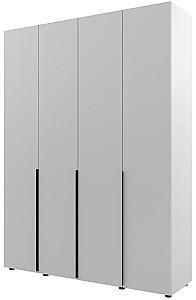 Dulap ML Mobila Lira 180 4D Gri Deschis