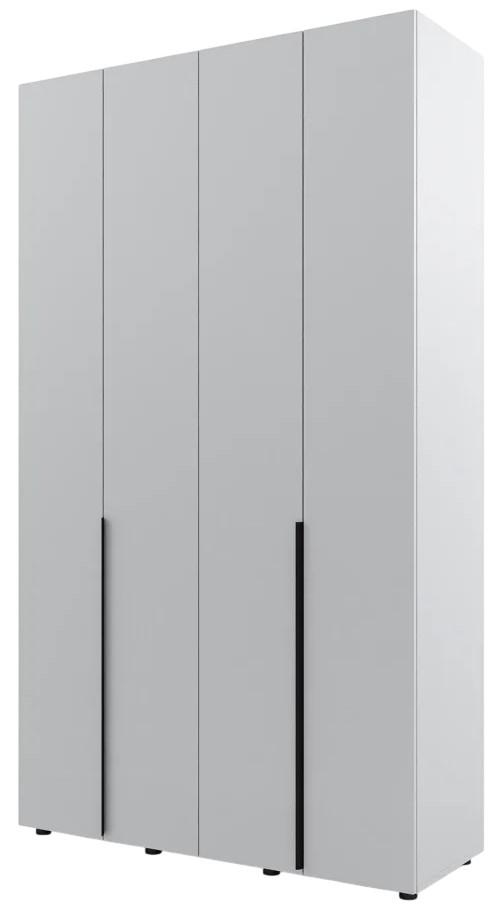 Dulap ML Mobila Lira 140 4D Gri Deschis