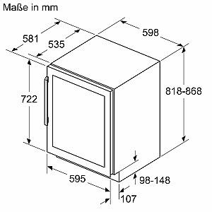 Racitor de vinuri incorporabil SIEMENS KU21WAHG0