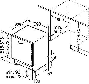 Masina de spalat vase incorporabilă Bosch SMV4HVX07E