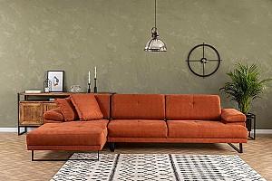Canapea coltar Trendy Mustang Large Left Oranj