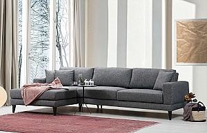 Canapea coltar Trendy Colt Nordic Stanga Gri inchis