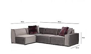 Canapea coltar Trendy Lego Corner 7 Gri