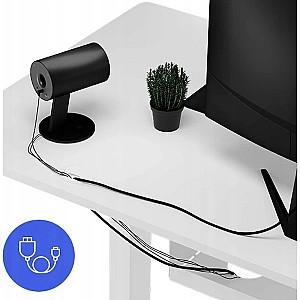 Masa gaming SENSE7 Nojo 120x60 White