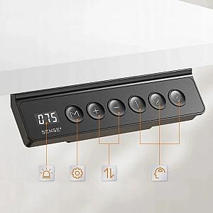 Masa gaming SENSE7 Nojo 120x60 White