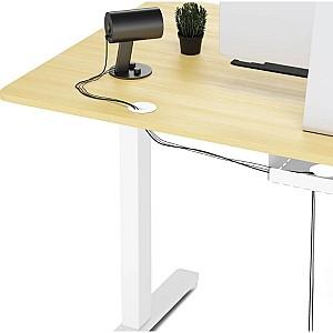 Masa gaming SENSE7 Nojo 140x70 White Pine