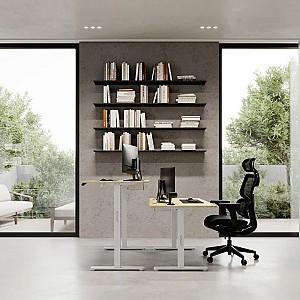 Masa gaming SENSE7 Nojo 140x70 White Pine