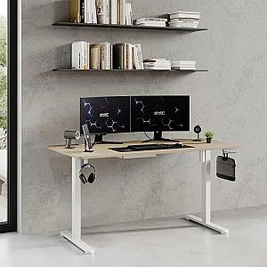 Masa gaming SENSE7 Nojo 140x70 White Pine