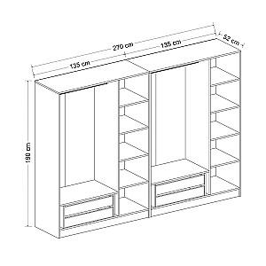 Dulap Trendy Kale 5034 Alb