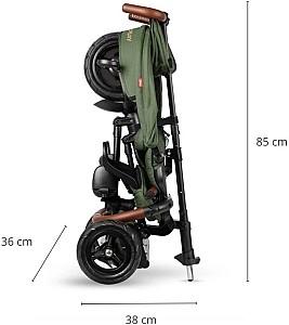 Tricicleta copii QPlay Rito Deluxe Olive Green