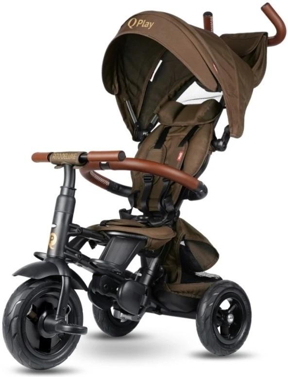 Tricicleta copii QPlay Rito Deluxe Brown