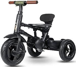 Tricicleta copii QPlay Rito Deluxe Olive Green