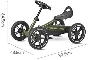 Kart cu pedale QPlay Gokart Haki