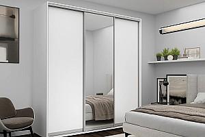 Dulap-cupe Nex Home 1 Oglinda + 2 PAL Alb