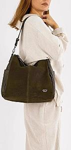 Geanta femei CCS 17425 Green