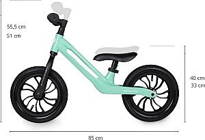 Bicicleta fara pedale QPlay Racer Mint