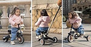 Tricicleta copii QPlay Stager 3 in1 Platinum