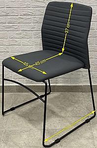 Scaun de birou ARO Porter-PU Dark Grey