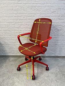 Fotoliu de birou ART Como-DHX2 Rosu