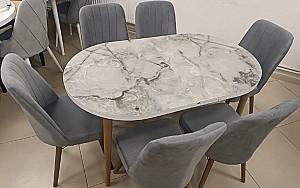 Set de masa si scaune Kelebek ES-1010 (6 scaune)