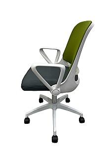 Fotoliu de birou ARO Smart Point white, olive