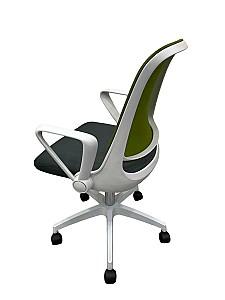 Fotoliu de birou ARO Smart Point white, olive