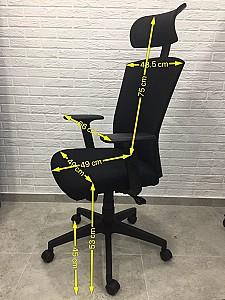 Fotoliu de birou ARO Ergo Style-720S Black